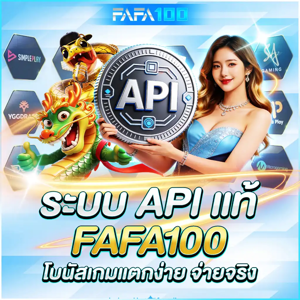 fafa100 สล็อต Api แท้